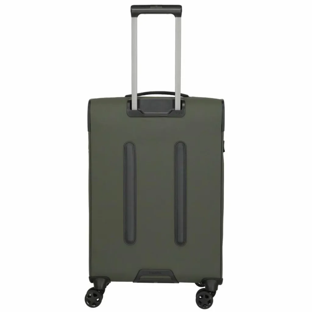 Clearance Travelite Briize 4 Rollen Kofferset 3-teilig mit Dehnfalte khaki