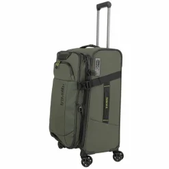 Clearance Travelite Briize 4 Rollen Kofferset 3-teilig mit Dehnfalte khaki