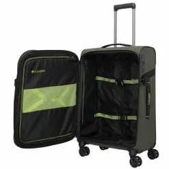 Sale Travelite Briize 4 Rollen Trolley M 67 cm mit Dehnfalte khaki