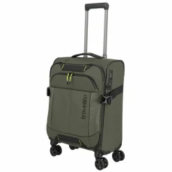 Travelite Weichgepäck Kabinengepäck|4-Rollen Kabinentrolleys<Briize 4 Rollen Kabinentrolley S 55 cm khaki