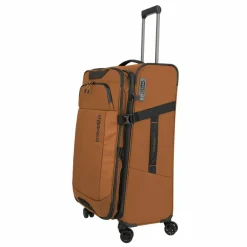Outlet Travelite Briize 4 Rollen Trolley L 78 cm mit Dehnfalte curry