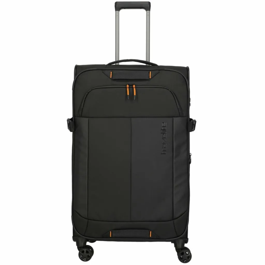 Travelite Briize 4 Rollen Trolley L 78 cm mit Dehnfalte