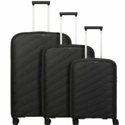 Travelite Burano 4 Rollen Kofferset 3-teilig mit Dehnfalte