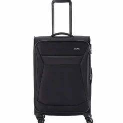 Travelite Koffersets Als Weichgepäck|Koffersets 3-Teilig<Chios 4 Rollen Kofferset 3-teilig mit Dehnfalte schwarz