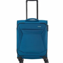 Travelite Weichgepäck Kabinengepäck|4-Rollen Kabinentrolleys<Chios 4 Rollen Kabinentrolley 55 cm petrol