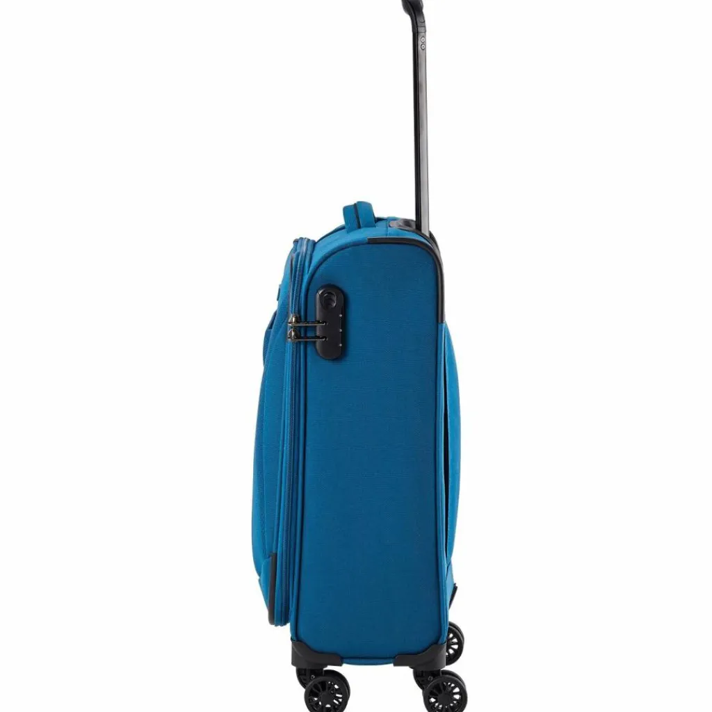 Travelite Weichgepäck Kabinengepäck|4-Rollen Kabinentrolleys<Chios 4 Rollen Kabinentrolley 55 cm petrol
