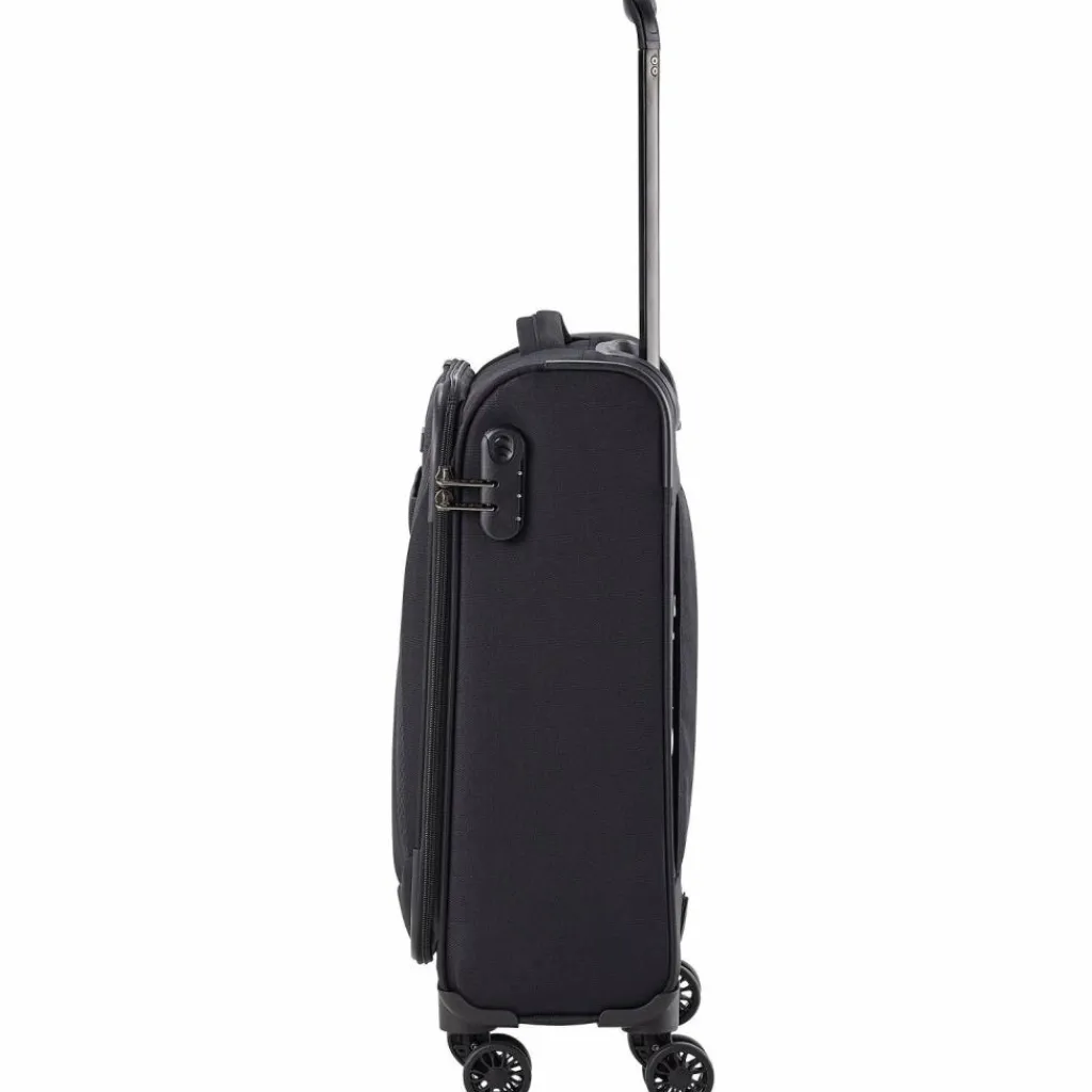 Travelite Weichgepäck Kabinengepäck|4-Rollen Kabinentrolleys<Chios 4 Rollen Kabinentrolley 55 cm schwarz