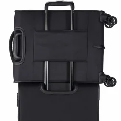 Travelite Weichgepäck Kabinengepäck|4-Rollen Kabinentrolleys<Chios 4 Rollen Kabinentrolley 55 cm schwarz