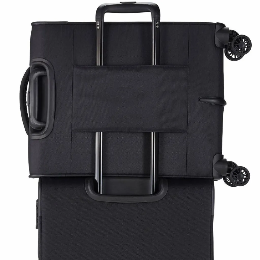 Travelite Weichgepäck Kabinengepäck|4-Rollen Kabinentrolleys<Chios 4 Rollen Kabinentrolley 55 cm schwarz