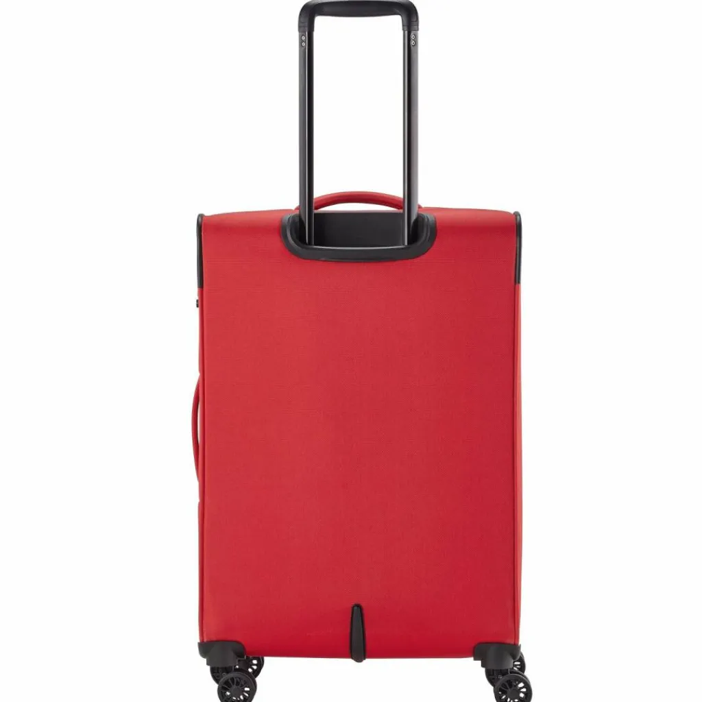 Travelite Weichgepäck|4-Rollen Koffer<Chios 4 Rollen Trolley 67 cm mit Dehnfalte rot