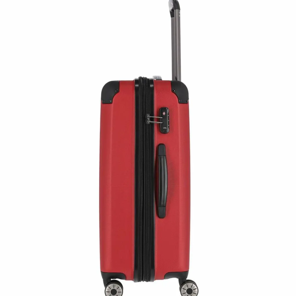 Travelite Hartgepäck|4-Rollen Koffer<City M 4-Rollen Trolley 68 cm rot