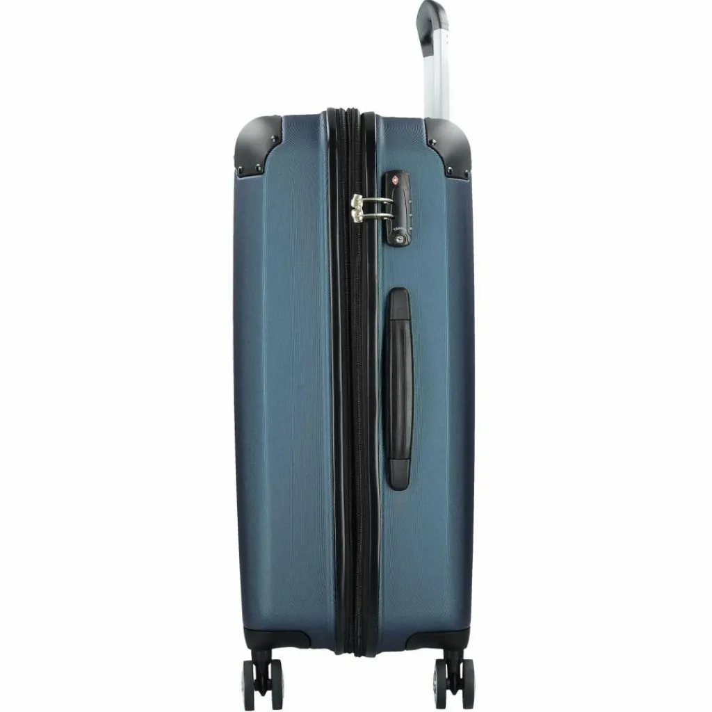 Travelite Hartgepäck|4-Rollen Koffer<City 4-Rollen Trolley L 77 cm marine
