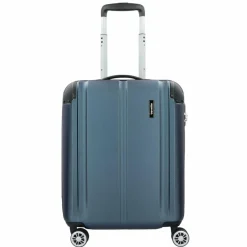 Travelite Hartgepäck Kabinengepäck|4-Rollen Kabinentrolleys<City S 4-Rollen Kabinentrolley 55 cm marine
