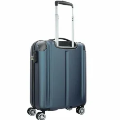 Travelite Hartgepäck Kabinengepäck|4-Rollen Kabinentrolleys<City S 4-Rollen Kabinentrolley 55 cm marine