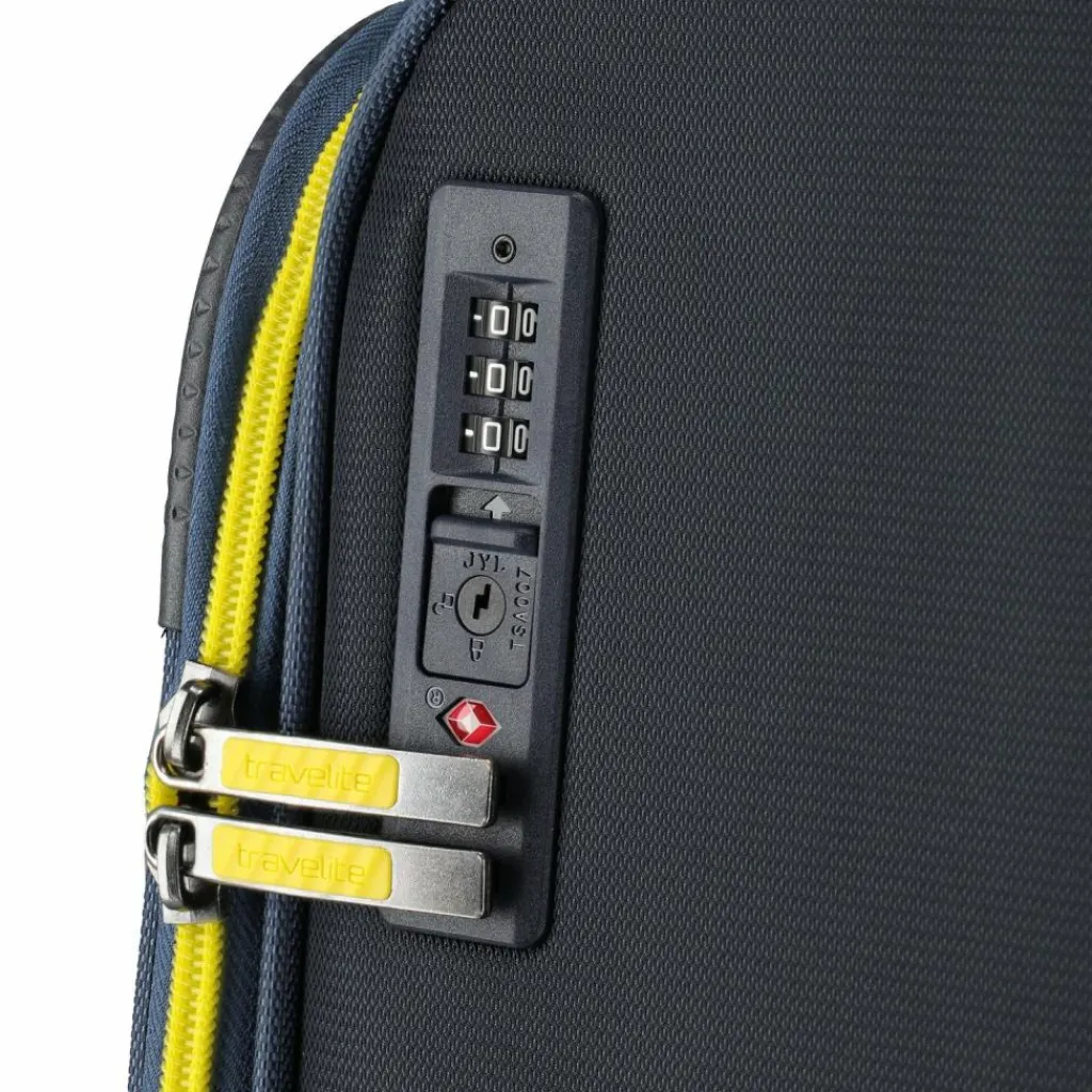 Hot Travelite Color Craze 4 Rollen Kabinentrolley S 55 cm blau