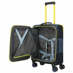 Hot Travelite Color Craze 4 Rollen Kabinentrolley S 55 cm blau