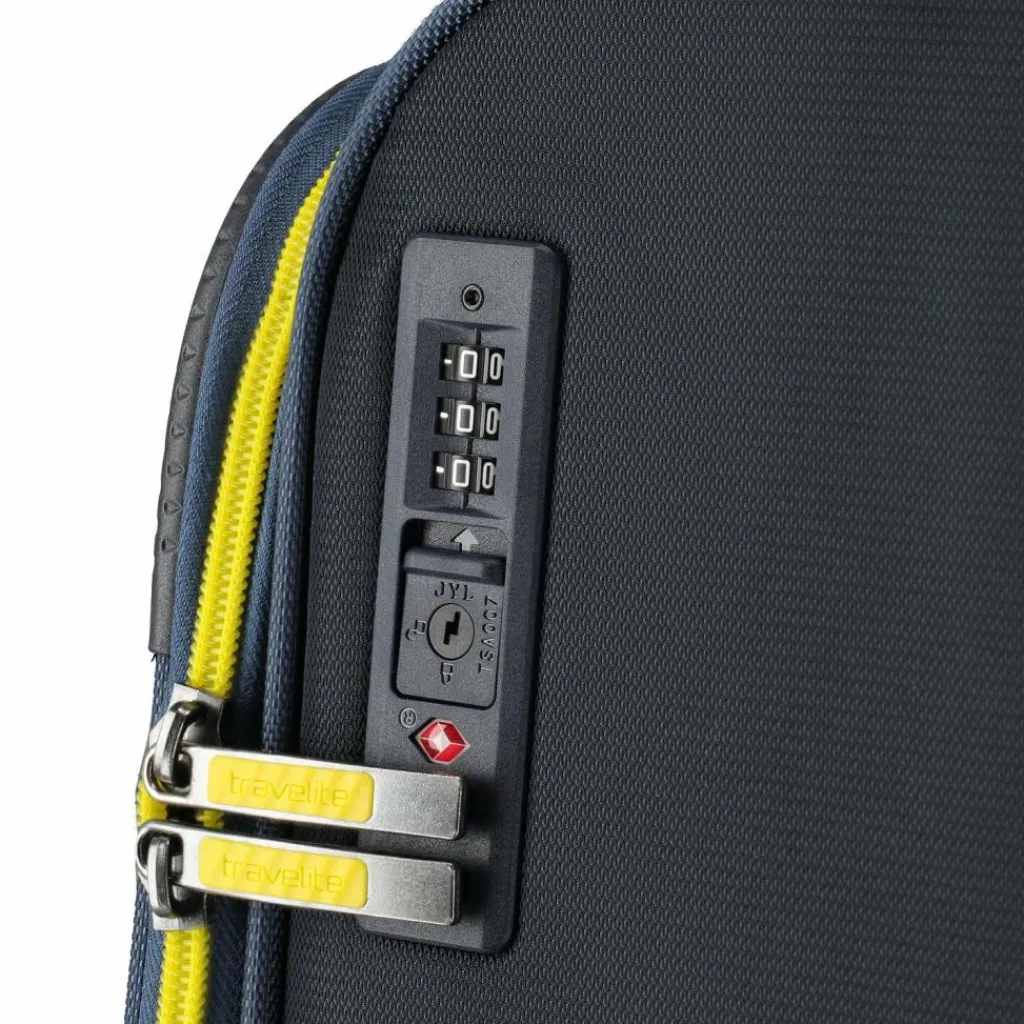 Travelite Weichgepäck|4-Rollen Koffer<Color Craze 4 Rollen Trolley L 77 cm blau