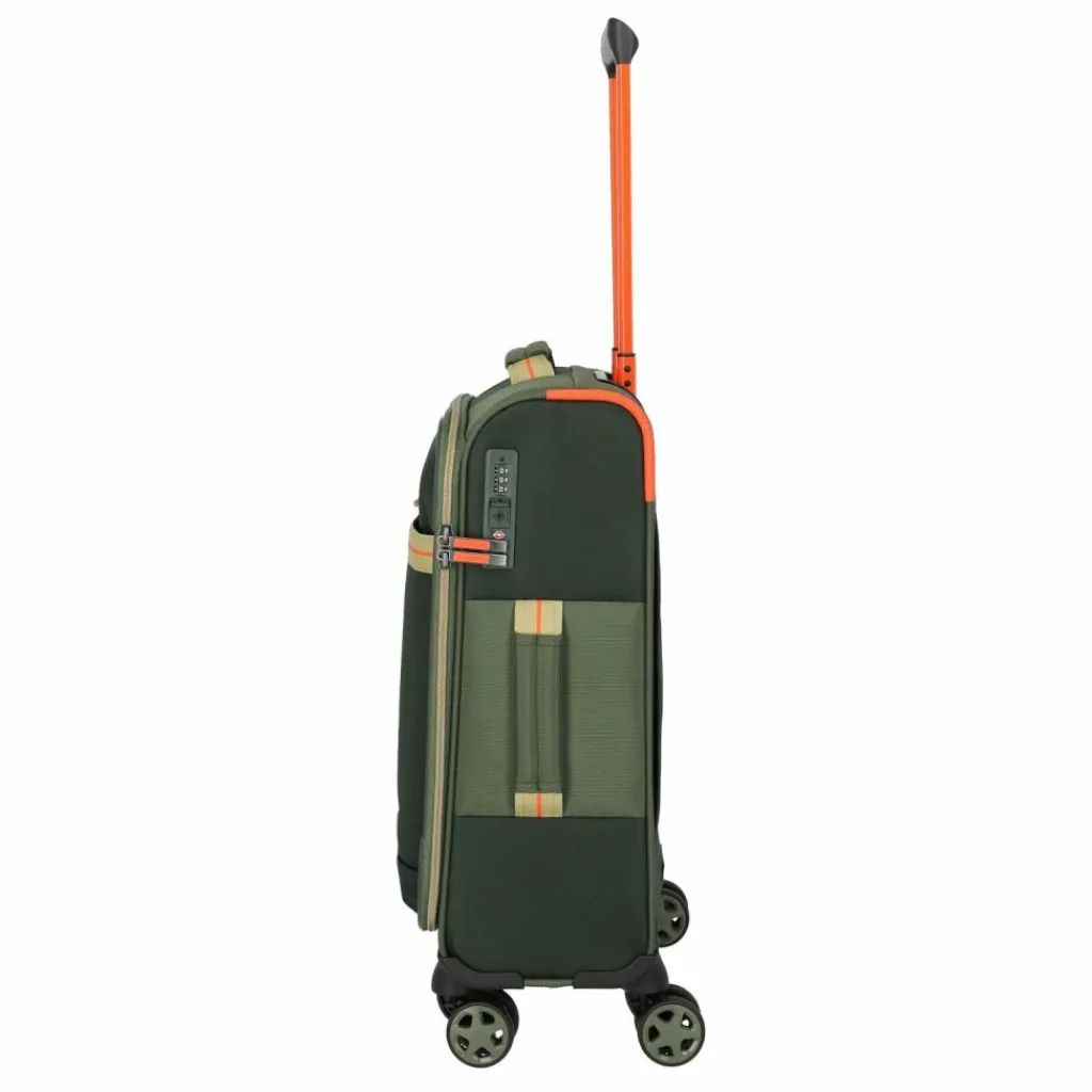 Clearance Travelite Color Craze 4 Rollen Kabinentrolley S 55 cm oliv