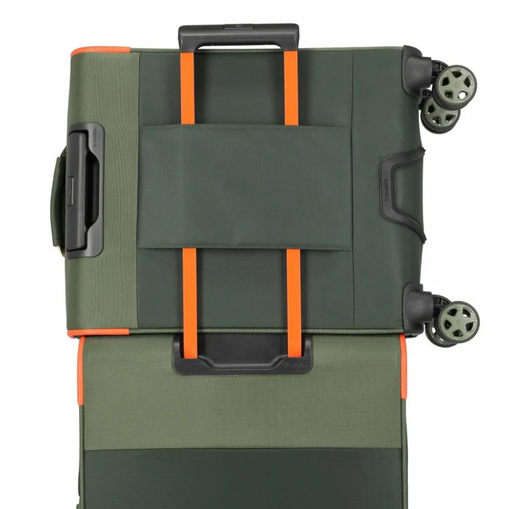 Clearance Travelite Color Craze 4 Rollen Kabinentrolley S 55 cm oliv