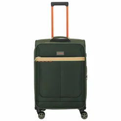 Travelite Weichgepäck|4-Rollen Koffer<Color Craze 4 Rollen Trolley M 66 cm mit Dehnfalte oliv