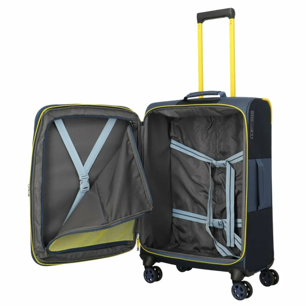 Travelite Koffersets 3-Teilig|Koffersets Als Weichgepäck<Color Craze 4 Rollen Kofferset 3-teilig mit Dehnfalte blau