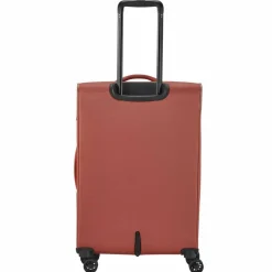 Clearance Travelite Croatia 4 Rollen Kofferset 3-teilig mit Dehnfalte koralle