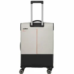 Discount Travelite Crosslite 5.0 4 Rollen Trolley M 66 cm mit Dehnfalte natur