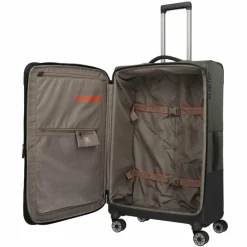 Travelite Crosslite 5.0 4 Rollen Trolley L 77 cm mit Dehnfalte