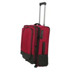 Hot Travelite Crosslite 5.0 2 Rollen Kabinentrolley 54 cm red