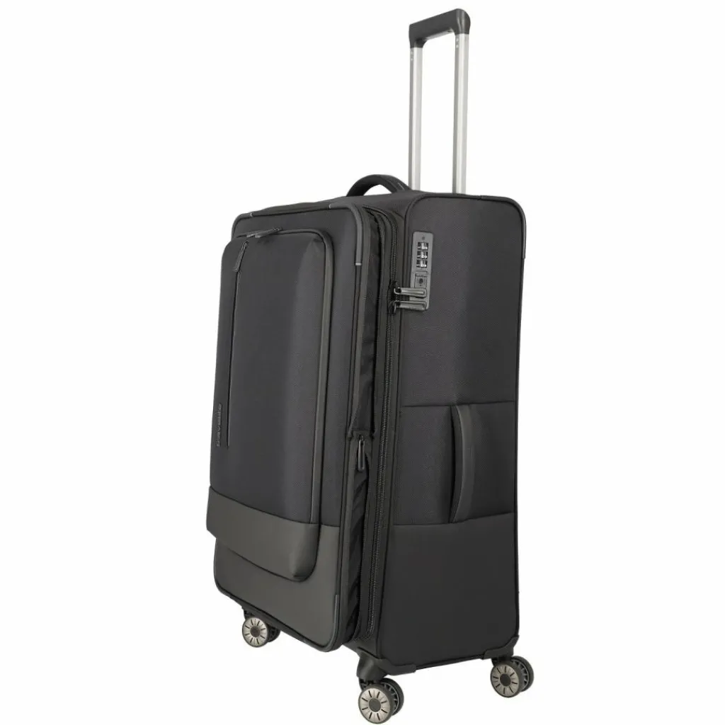 Travelite Crosslite 5.0 4 Rollen Trolley L 77 cm mit Dehnfalte