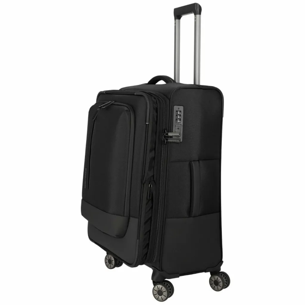 Travelite Crosslite 5.0 4 Rollen Trolley M 66 cm mit Dehnfalte