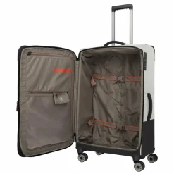 Travelite Crosslite 5.0 4 Rollen Trolley L 77 cm mit Dehnfalte