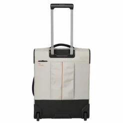 Travelite Weichgepäck Kabinengepäck|2-Rollen Kabinentrolleys<Crosslite 5.0 2 Rollen Kabinentrolley 54 cm natur