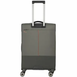 Travelite Weichgepäck|4-Rollen Koffer<Crosslite 5.0 4 Rollen Trolley M 66 cm mit Dehnfalte oliv