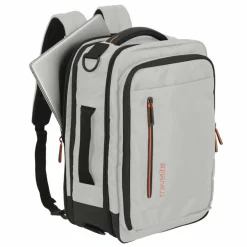 Travelite Flugumhänger<Crosslite Flugumhänger 40 cm Laptopfach mit Dehnfalte natur