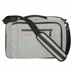 Travelite Flugumhänger<Crosslite Flugumhänger 40 cm Laptopfach mit Dehnfalte natur