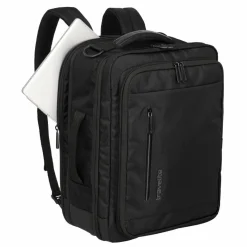 New Travelite Crosslite Flugumhänger 40 cm Laptopfach mit Dehnfalte schwarz