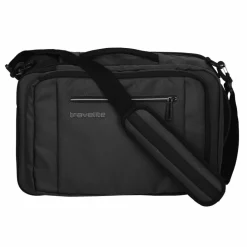 New Travelite Crosslite Flugumhänger 40 cm Laptopfach mit Dehnfalte schwarz