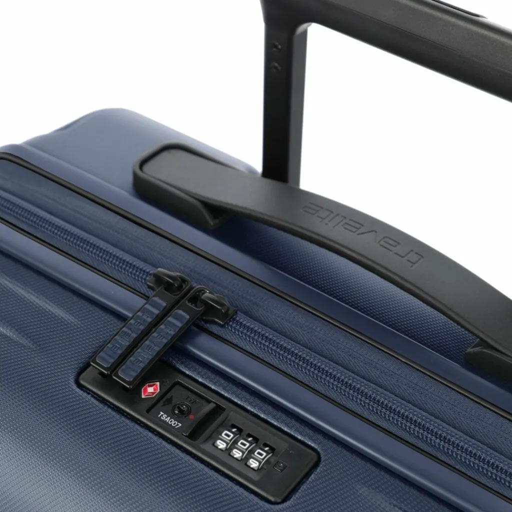 Travelite Hartgepäck|4-Rollen Koffer<Dynamiic 4 Rollen Trolley XL 81 cm denimblue