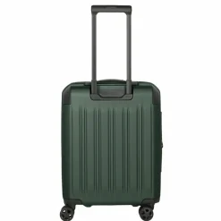 Travelite Hartgepäck Kabinengepäck|4-Rollen Kabinentrolleys<Dynamiic 4 Rollen Kabinentrolley 55 cm mit Dehnfalte grün