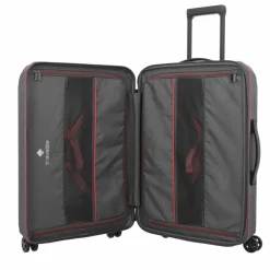 Travelite Hartgepäck|4-Rollen Koffer<Dynamiic 4 Rollen Trolley 66 cm mit Dehnfalte anthrazit