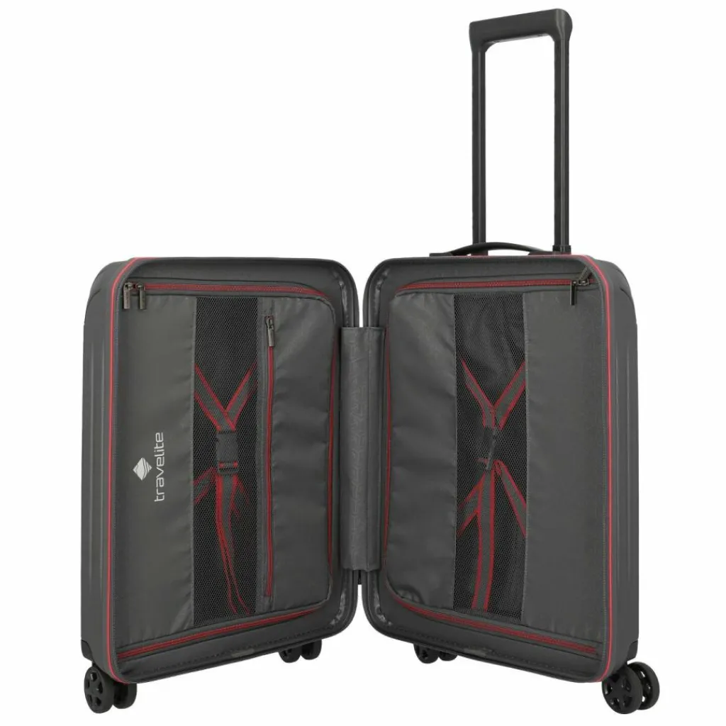 Travelite Dynamiic 4 Rollen Kabinentrolley 55 cm anthrazit