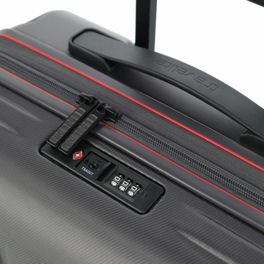 Hot Travelite Dynamiic 4 Rollen Kabinentrolley 55 cm mit Dehnfalte anthrazit