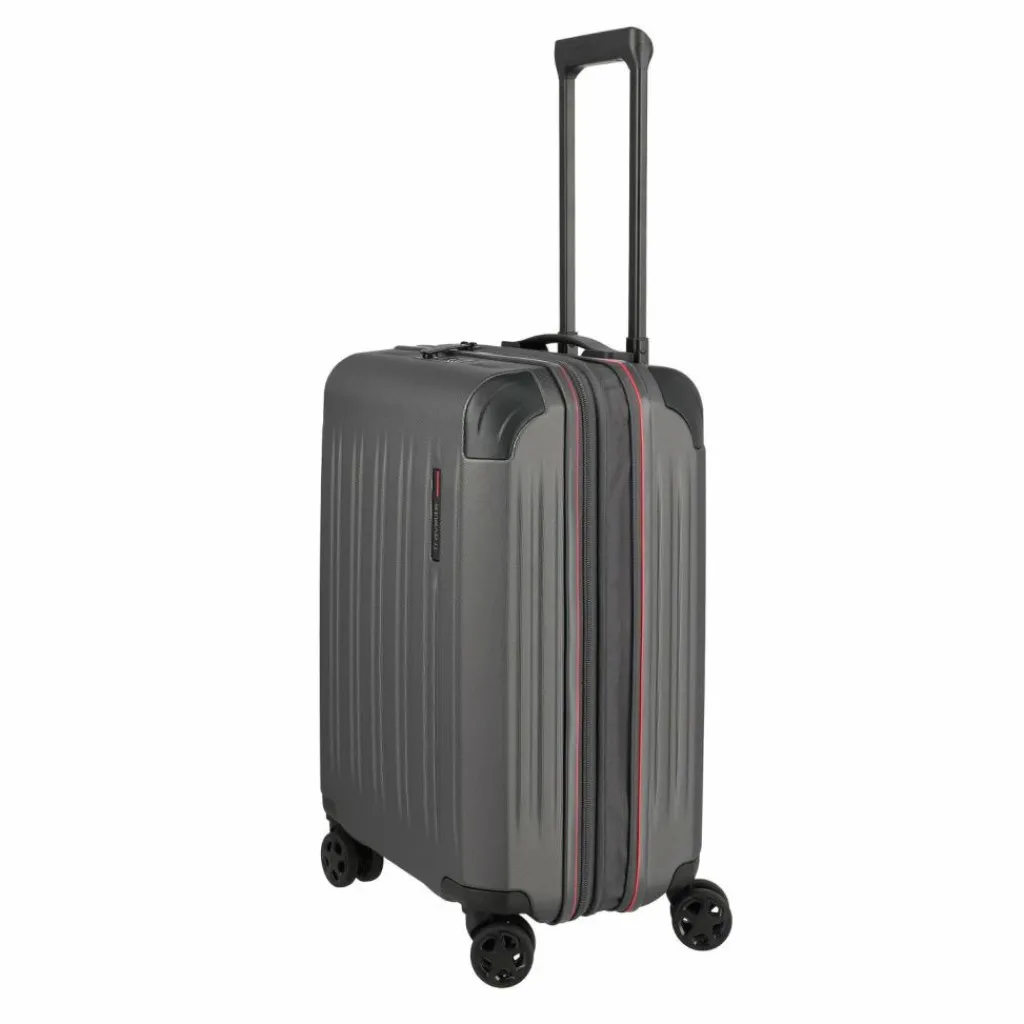 Hot Travelite Dynamiic 4 Rollen Kabinentrolley 55 cm mit Dehnfalte anthrazit