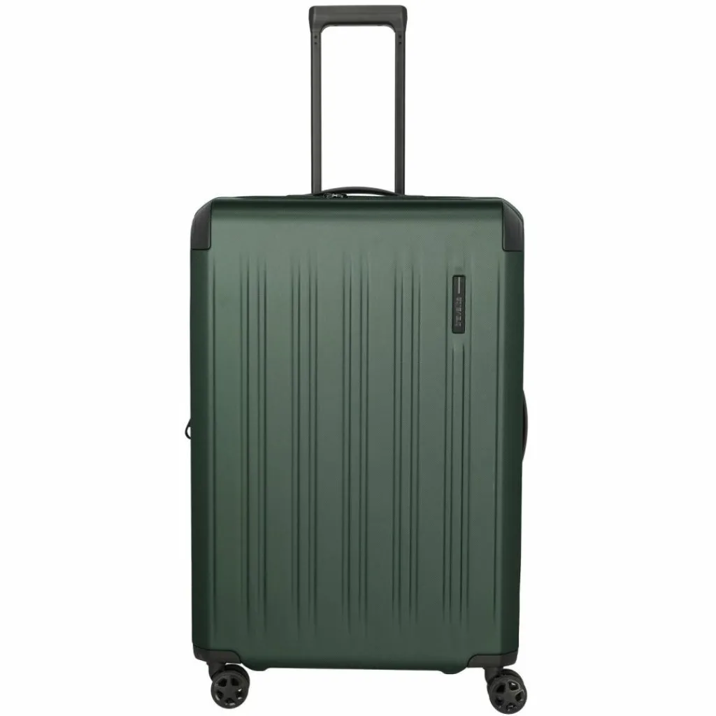 Travelite Hartgepäck|4-Rollen Koffer<Dynamiic 4 Rollen Trolley L 76 cm mit Dehnfalte grün