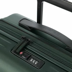 Travelite Hartgepäck|4-Rollen Koffer<Dynamiic 4 Rollen Trolley L 76 cm mit Dehnfalte grün
