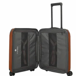 Online Travelite Dynamiic 4 Rollen Kabinentrolley 55 cm mit Dehnfalte kupfer