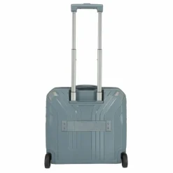Online Travelite Elvaa 2 Rollen Businesstrolley 44 cm Laptopfach blaugrau