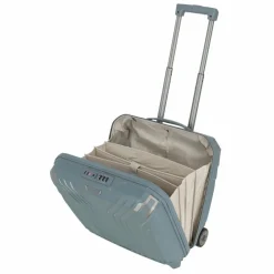 Online Travelite Elvaa 2 Rollen Businesstrolley 44 cm Laptopfach blaugrau