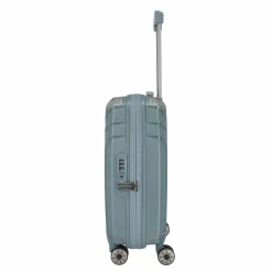 Discount Travelite Elvaa 4 Rollen Kabinentrolley 55 cm blaugrau